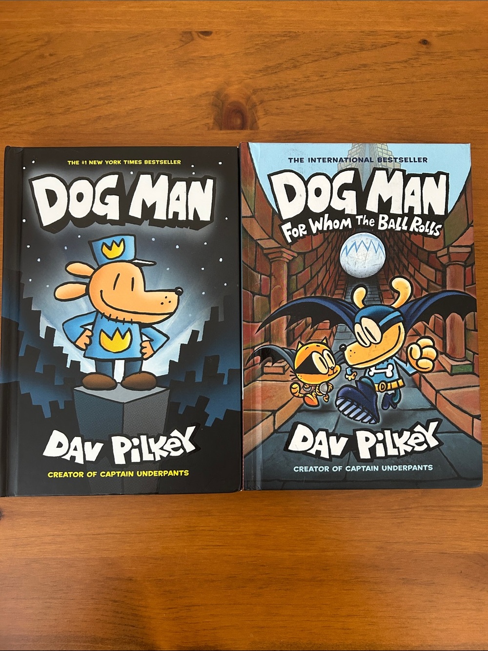 Set/2 ‘Dog Man’ Hardcover Books
